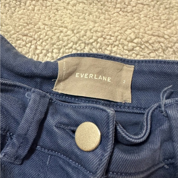 Everlane Blue Wide-Leg Cropped Chino Pants - Picture 12 of 15